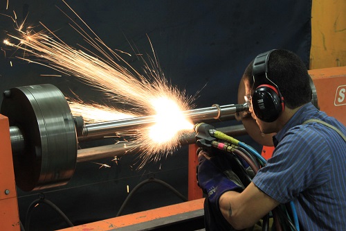 Rolls and Shafts Plasma Spray Coating for Dimensional Restoration